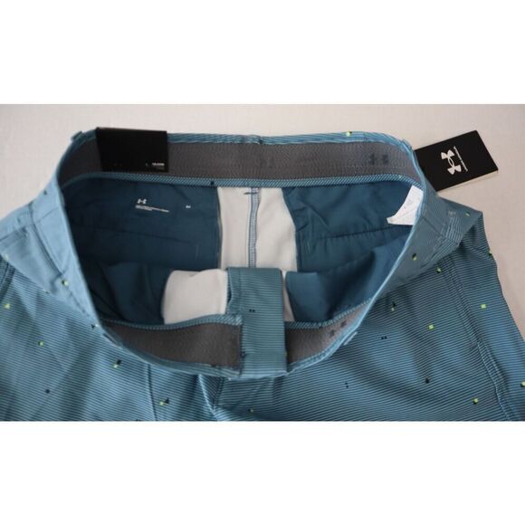 Under Armour 1377303-414 Men's Sz 34 Static Blue UA Golf Printed 10" Shorts - Picture 3 of 10